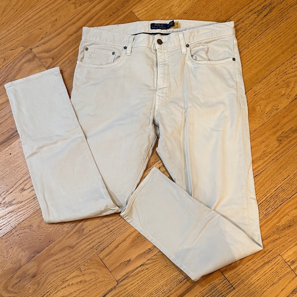 Polo by Ralph Lauren The Sullivan Slim 34/32 Cream Pants